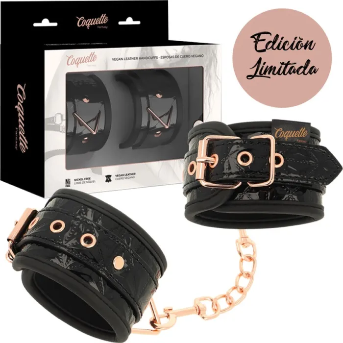 Restraints You2Toys Coquette Fantasy BDSM luxury leather handcuffs