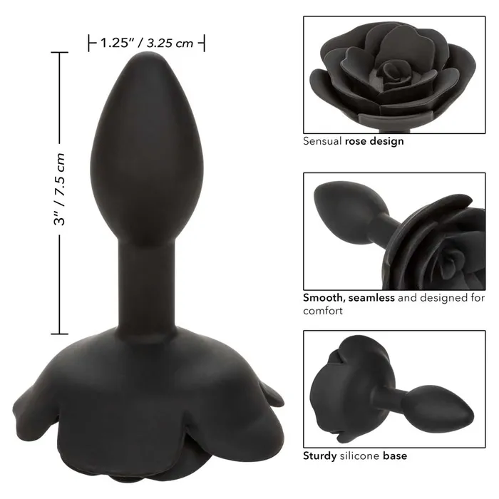CalExotics Male Sex Toys CalExotics Forbidden Small Rose Anal Plug