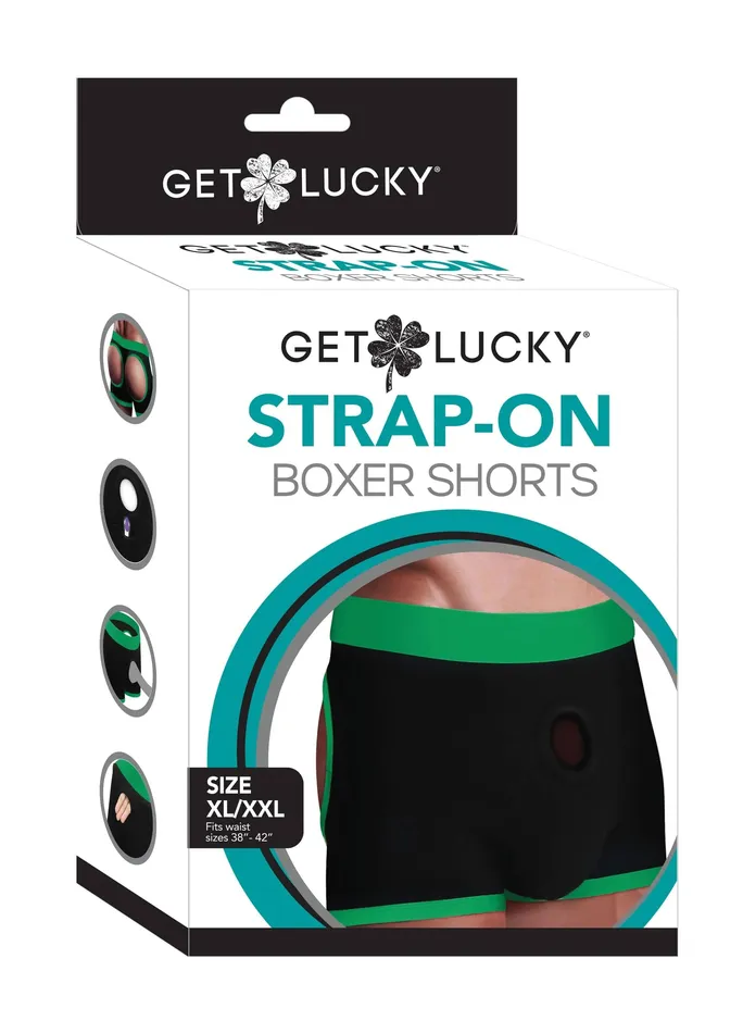 Get Lucky Strapon Boxer Shorts XLXXL Thankmenow Female Sex Toys