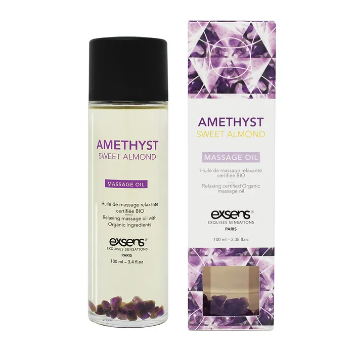 Vibrators Exsens EXSENS MASSSAGE OIL AMETHYST SWEET ALMOND
