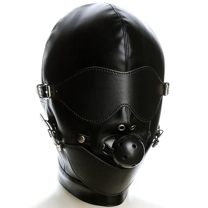 Bondage Hood Headgear Mouth Gag Own Pleasures Couples
