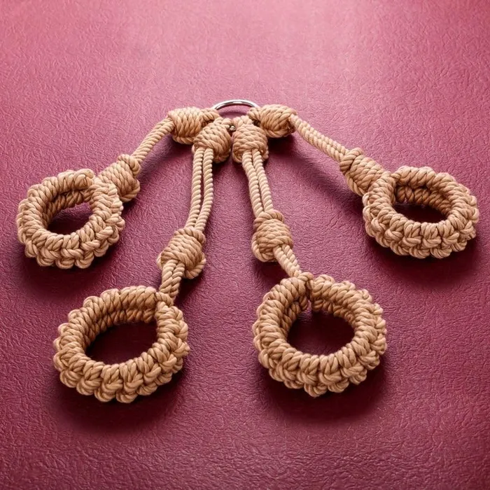 Couples House of Dasein Cuffs Shackles Shibari Rope Hogtie Restraints Handcuffs Ankle Cuffs Bdsm Bondage Kit