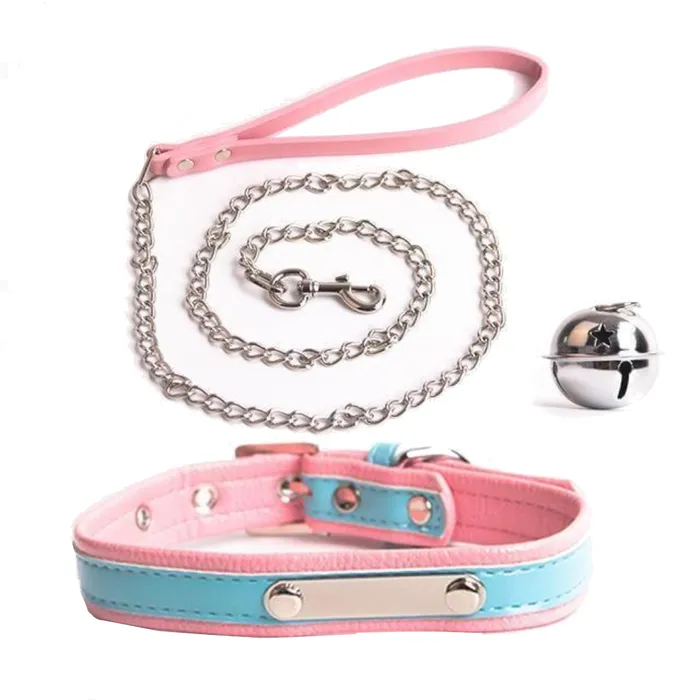 House of Dasein Dildos Collars Leashes Candy Bell Leash Collar Bdsm Kawaii Accessories