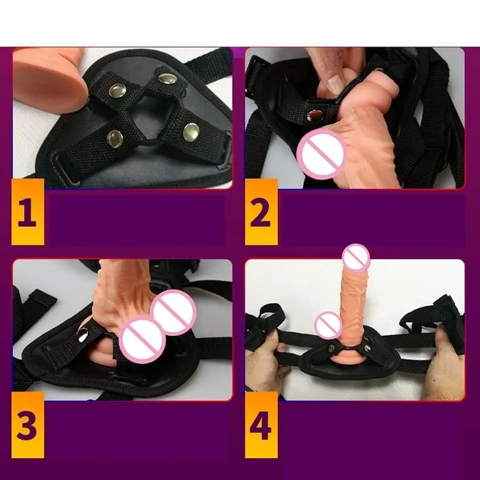 House of Dasein Female Sex Toys Strap Ons Unisex Strapon Vibrator Hollow Or Solid Dildo On Harness Belt Penis Sleeve
