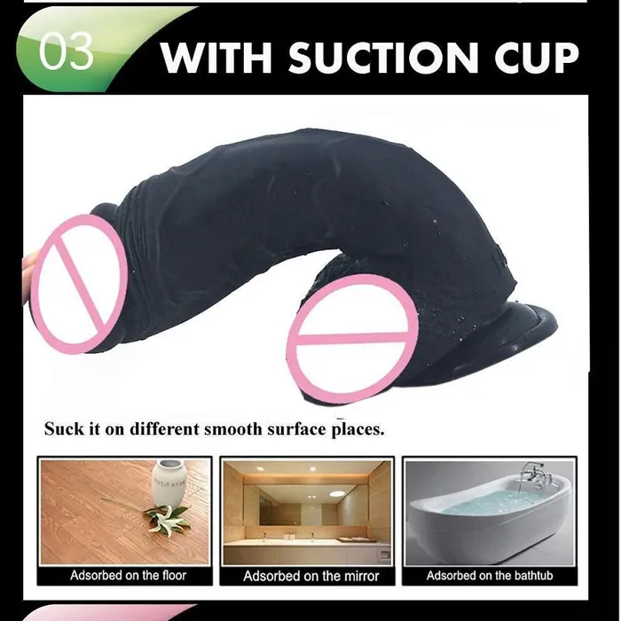 Large Dildos 285Cm Silicone Dildo Butt Plug Anal Fantasy 58Cm Thick House of Dasein Anal