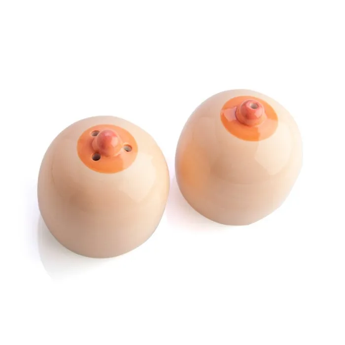 Flirt Adult Store SALT PEPPER SHAKERS BOOBS WITH CORSET Male Sex Toys