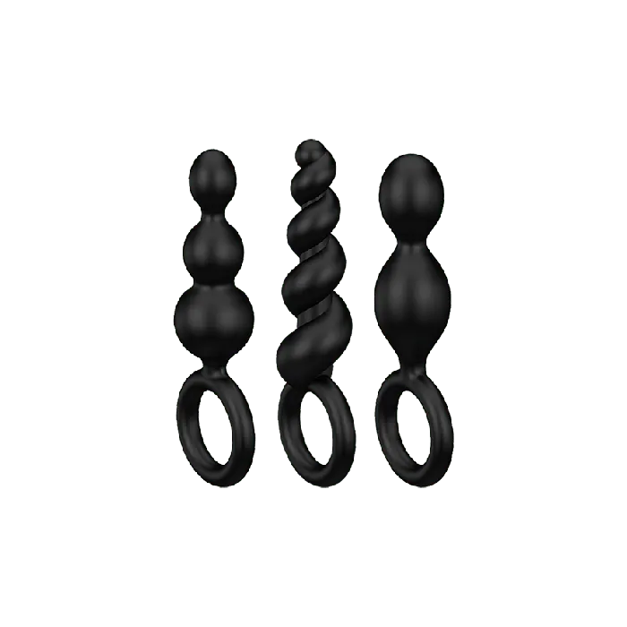 Satisfyer Anal Satisfyer Booty Call Set of 3 Black Satisfyer Anal Satisfyer Booty Call Set of 3 Black
