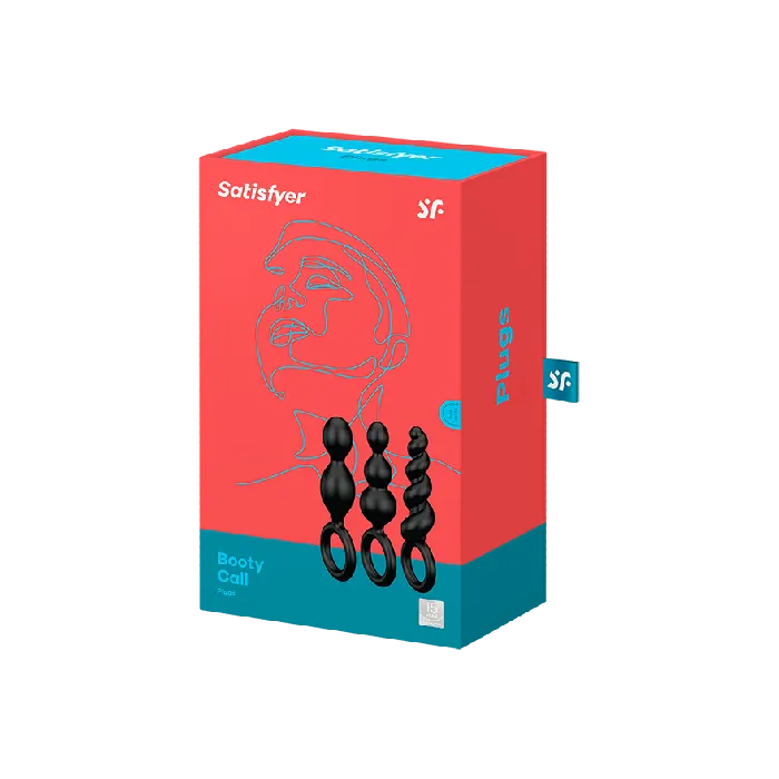 Satisfyer Anal Satisfyer Booty Call Set of 3 Black Satisfyer Anal Satisfyer Booty Call Set of 3 Black