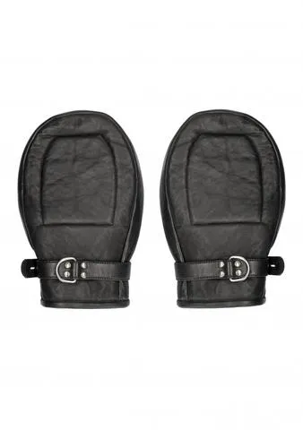 SHOTS PAIN BONDAGE MITTENS PADDED WITH METAL TEETH Couples