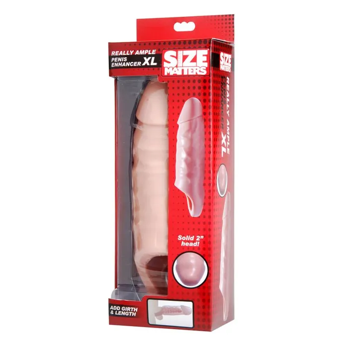 Size Matters Male Sex Toys Really Ample XL Penis Enhancer Sheath Size Matters Size Matters Male Sex Toys Really Ample XL Penis Enhancer Sheath Size Matters