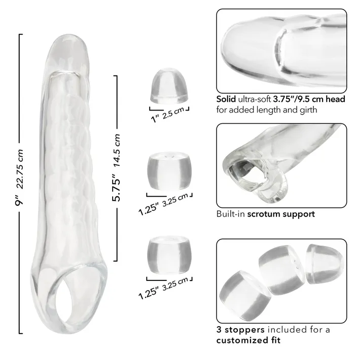 Anal CalExotics Performance Maxx Clear Extension Kit Anal CalExotics Performance Maxx Clear Extension Kit
