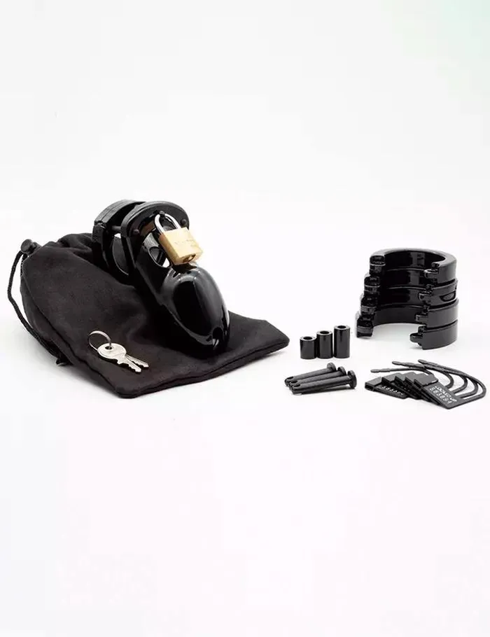 CB3000 Male Chastity Device Black CBX Anal