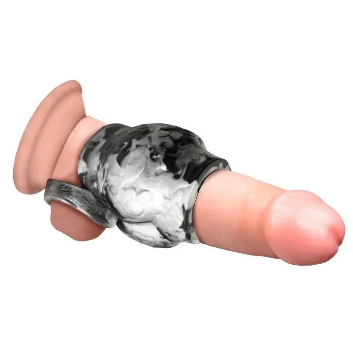 Creature Cocks Male Sex Toys Creature Cocks Night Prowler Silicone Girth Enhancer with Ball Strap Large