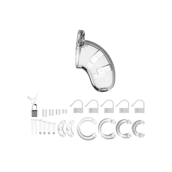 Man Cage Male Sex Toys Man Cage Model 01 Chastity Cock Cage Clear 35 inches