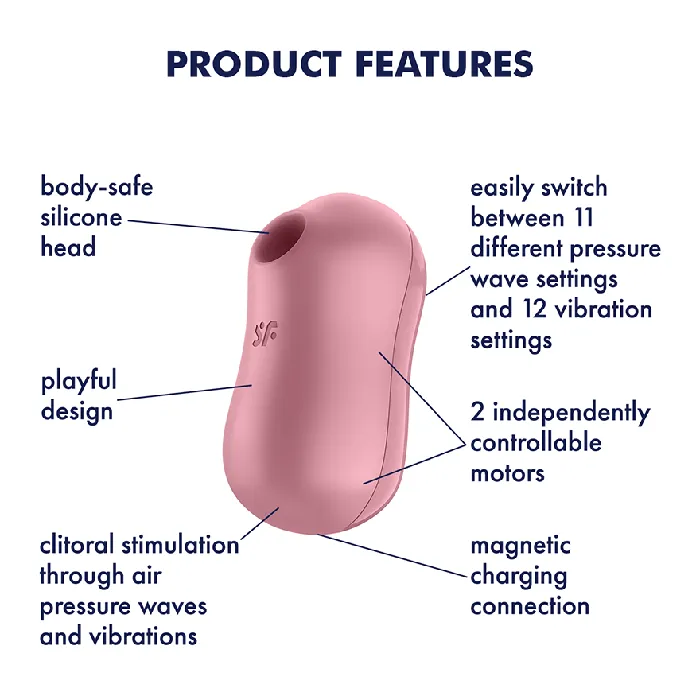 Satisfyer Vibrators Satisfyer Cotton Candy Air Pulse Stimulator