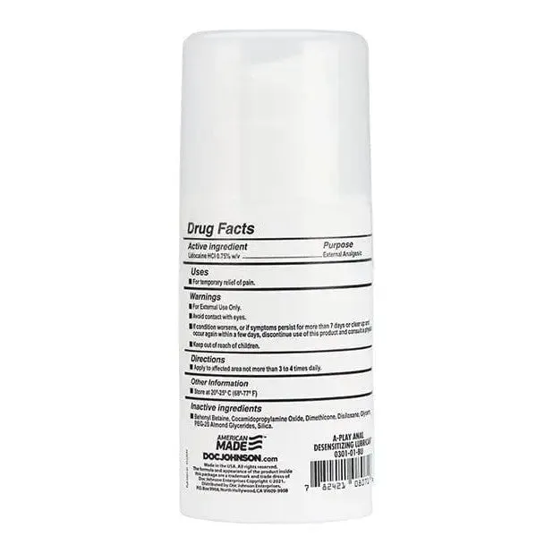 APlay Anal Desensitizing Gel Lube APlay Anal