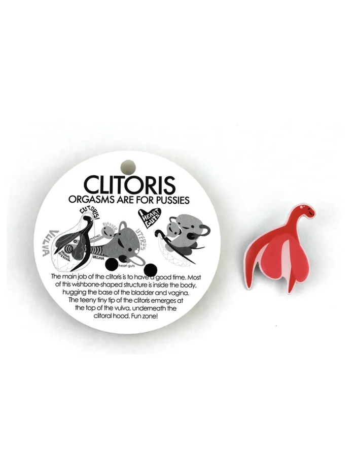 Anal I Heart Guts I Heart Guts Clitoris Pin