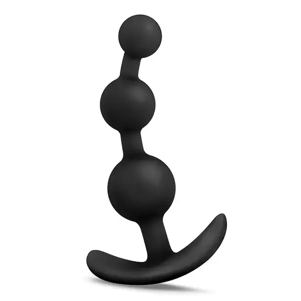 Blush Anal Blush Anal Adventures Platinum Silicone Small Anal Beads Plug
