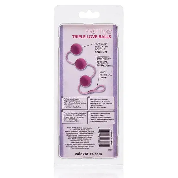 CalExotics First Time Love Balls Triple Lover Vibrators CalExotics First Time Love Balls Triple Lover Vibrators