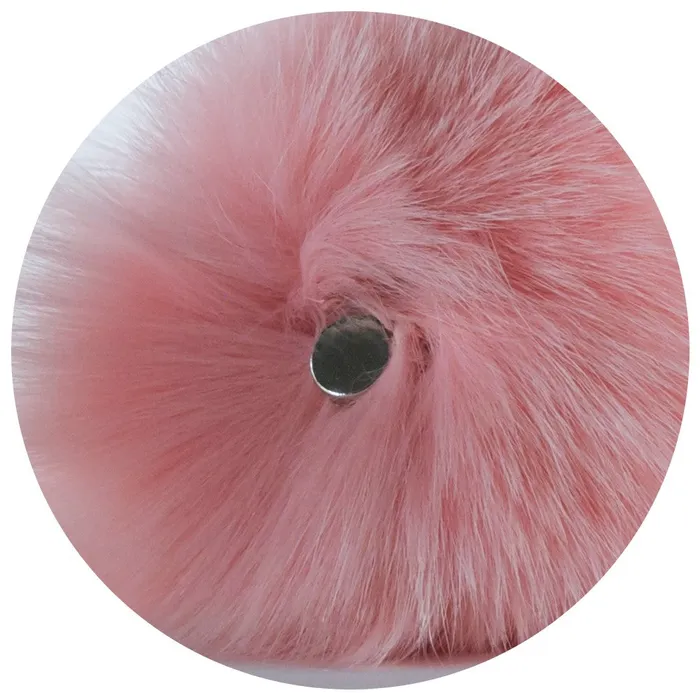 Crystal Delights Female Sex Toys White Magnetic Sparkle Bunny Tail Plug