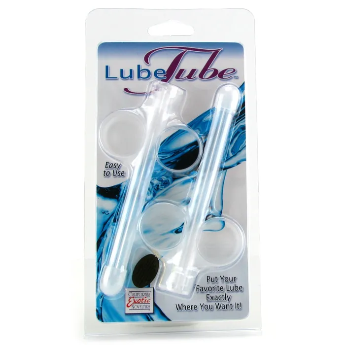 Dildos CalExotics Lube Tube Applicator 2 Pack in Clear Dildos CalExotics Lube Tube Applicator 2 Pack in Clear
