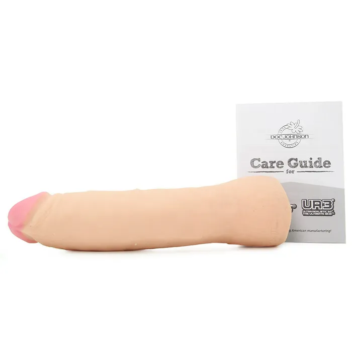 Dildos Doc Johnson 7 Inch Thin ULTRASKYN VacULock Dildo in White