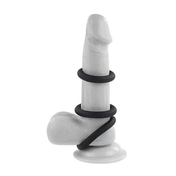 Evolved Novelties INC Anal Selopa 3 Ring Circus Black