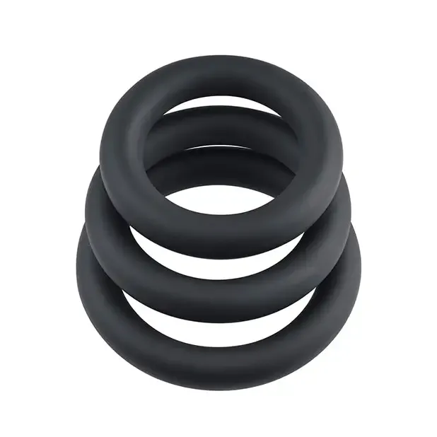 Evolved Novelties INC Anal Selopa 3 Ring Circus Black
