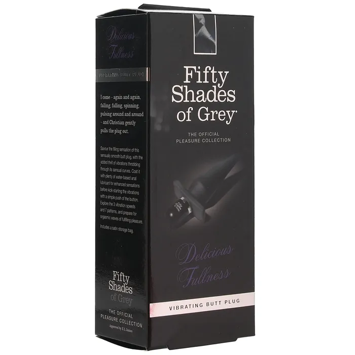Fifty Shades of Grey Anal Delicious Fullness Vibrating Silicone Butt Plug