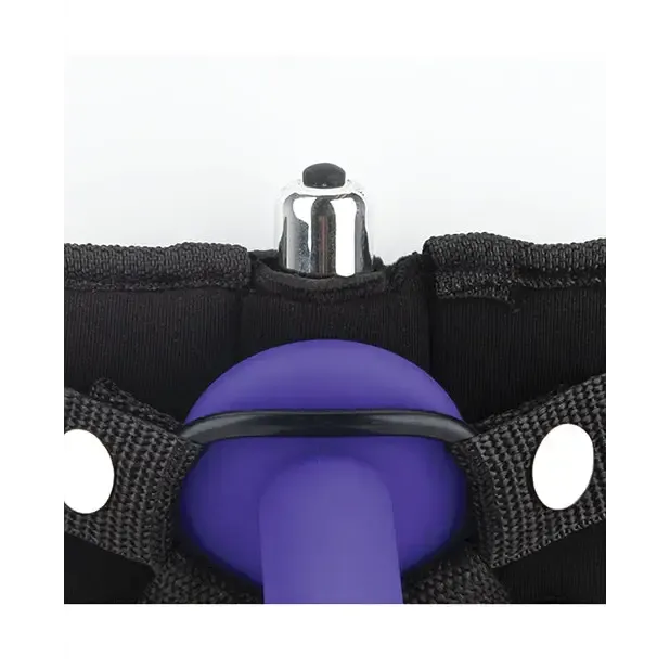 Lux Fetish Neoprene StrapOn Harness Black Lux Fetish Female Sex Toys