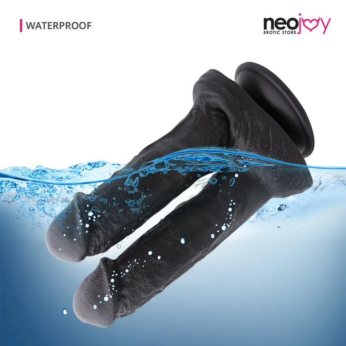 Neojoy Dildos Neojoy Realistic Dual Dildo With Strong Suction Cup And Balls Lifelike GSpot Anal Penetration 15cm 59 inch