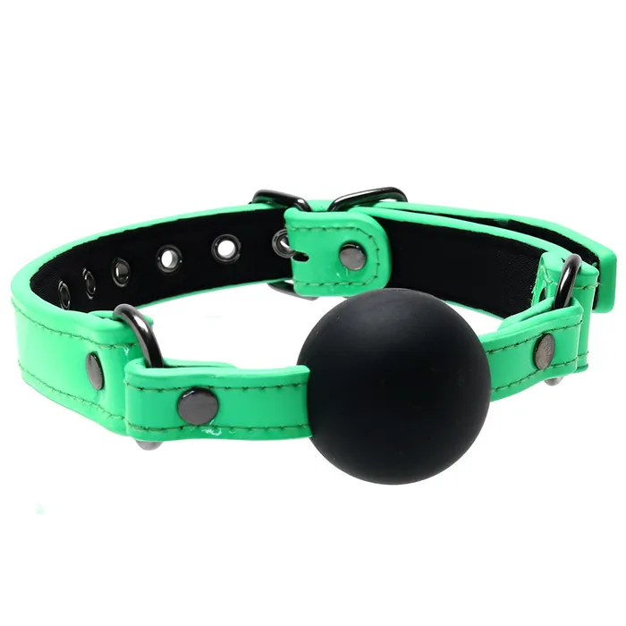 ns novelties Couples Electra Play Things Ball Gag in Neon Green