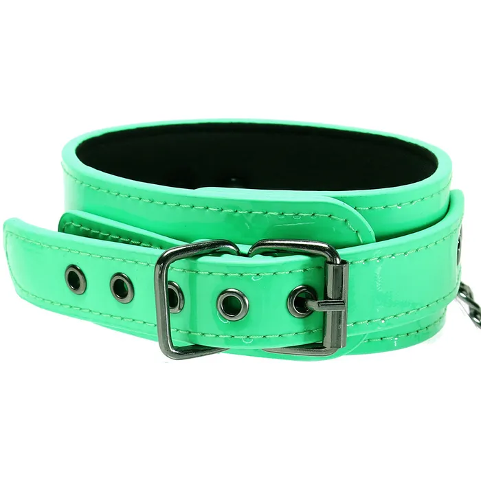 ns novelties Female Sex Toys Electra Play Things Collar Leash in Neon Green ns novelties Female Sex Toys Electra Play Things Collar Leash in Neon Green