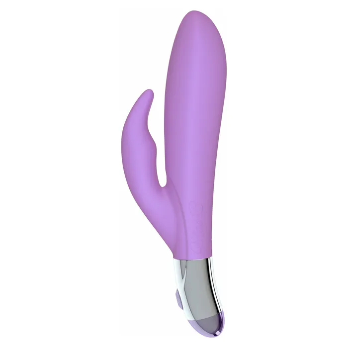 Vibrators Mae B Mae B Lovely Vibes Rabbit Shaped Soft Touch Twin Vibrator Purple