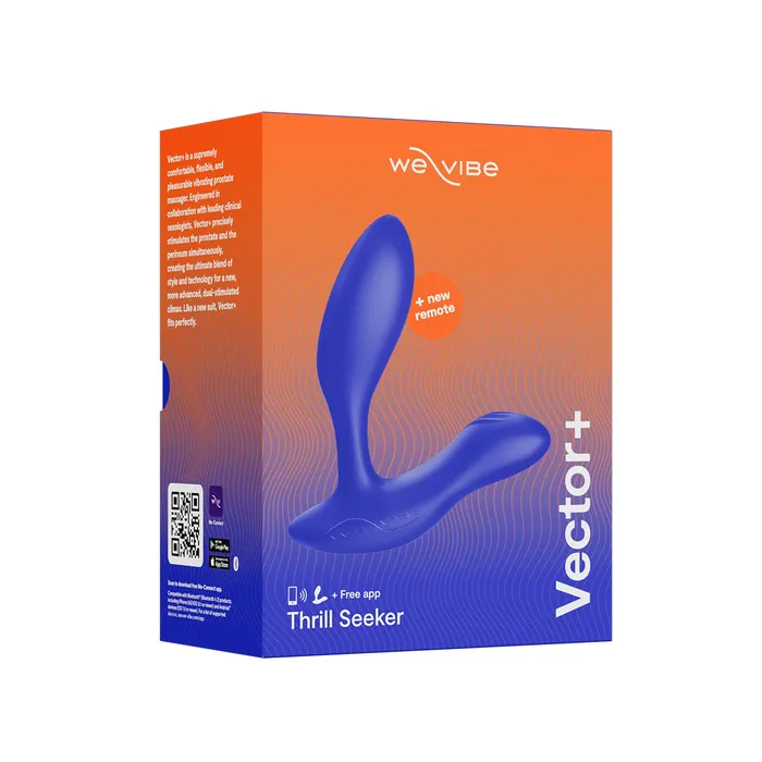 WeVibe WeVibe Vector Vibrating Prostate Massager Royal Blue Anal