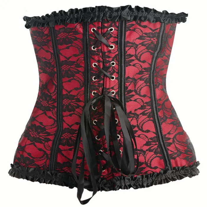 XR Brands Male Sex Toys Master Series Scarlet Seduction Red Corset Thong XR Brands Male Sex Toys Master Series Scarlet Seduction Red Corset Thong