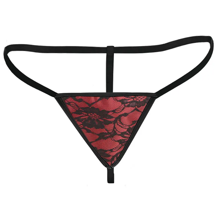 XR Brands Male Sex Toys Master Series Scarlet Seduction Red Corset Thong XR Brands Male Sex Toys Master Series Scarlet Seduction Red Corset Thong