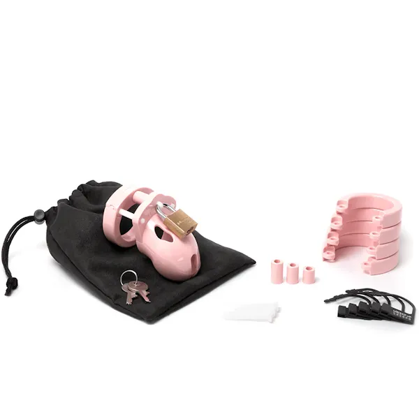 CBX Vibrators CBX Mr Stubb Male Chastity Device Pink