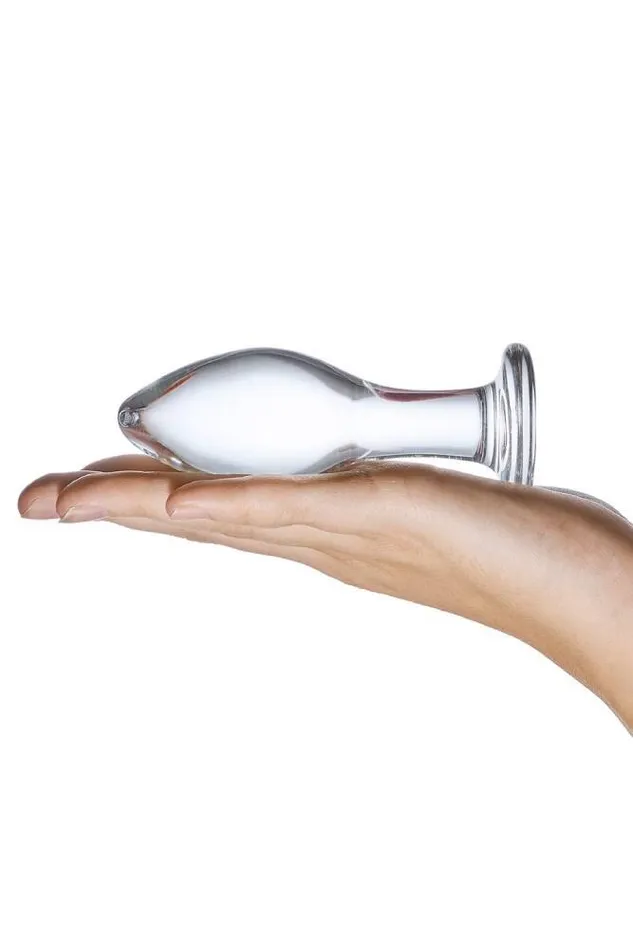 Electric Eel Anal Gls Classic 4 Glass Butt Plug Clear