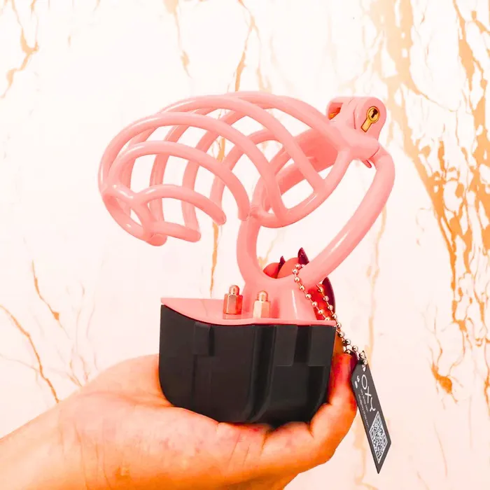 Electric Shock Chastity device Twisted Manhood ErgoMe Oxyshop Male Sex Toys