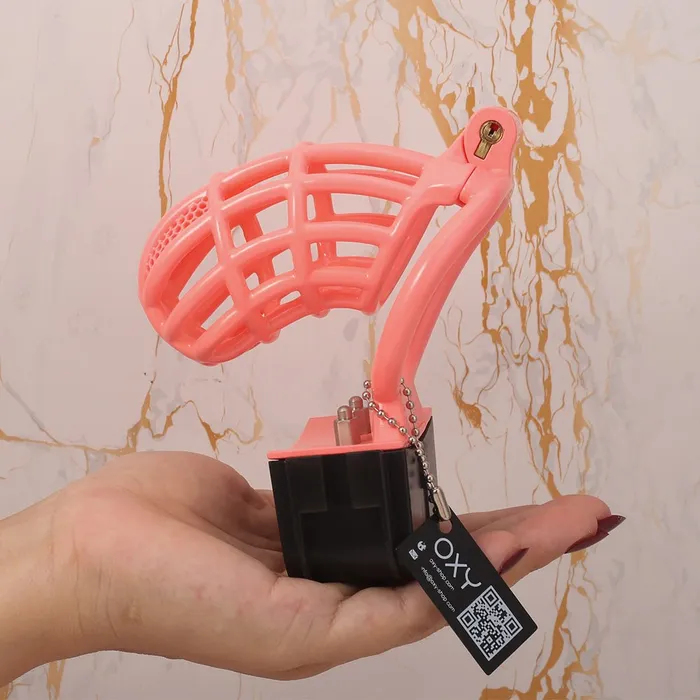 Electric Shock Chastity device Twisted Manhood ErgoMe Oxyshop Male Sex Toys