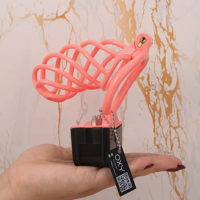 Electric Shock Chastity device Twisted Manhood ErgoMe Oxyshop Male Sex Toys