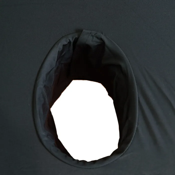 EROTICGEL Vibrators Eroticgel Black Waterproof Massage Table Sheet Face Hole