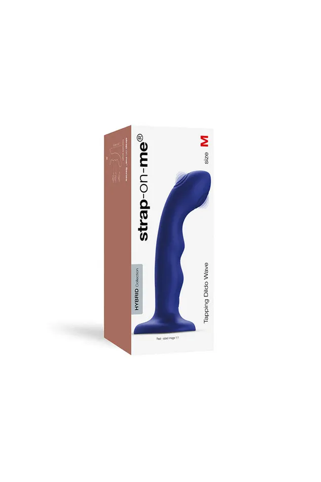 Female Sex Toys StraponMe Wave Vibrating Tapping Dildo Various Colors StraponMe
