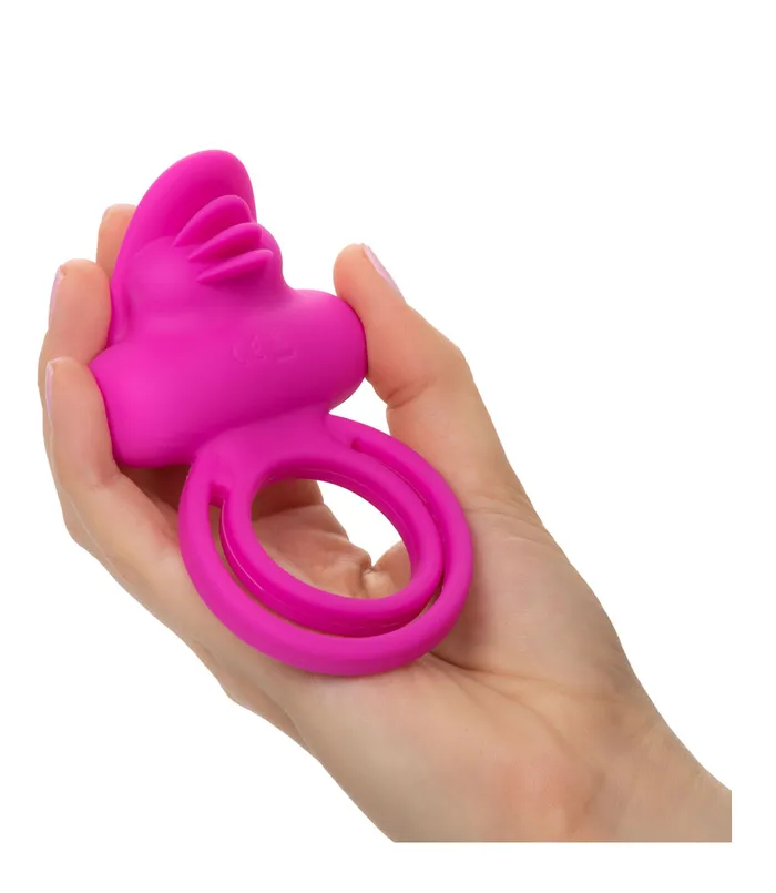 Male Sex Toys California Exotics Dual Clit Flicker Penis Ring