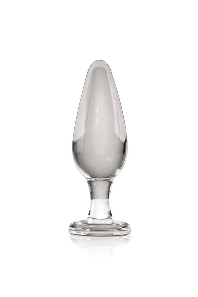 Pipedream Icicles No 26 Tapered Glass Butt Plug Clear Pipedream Anal
