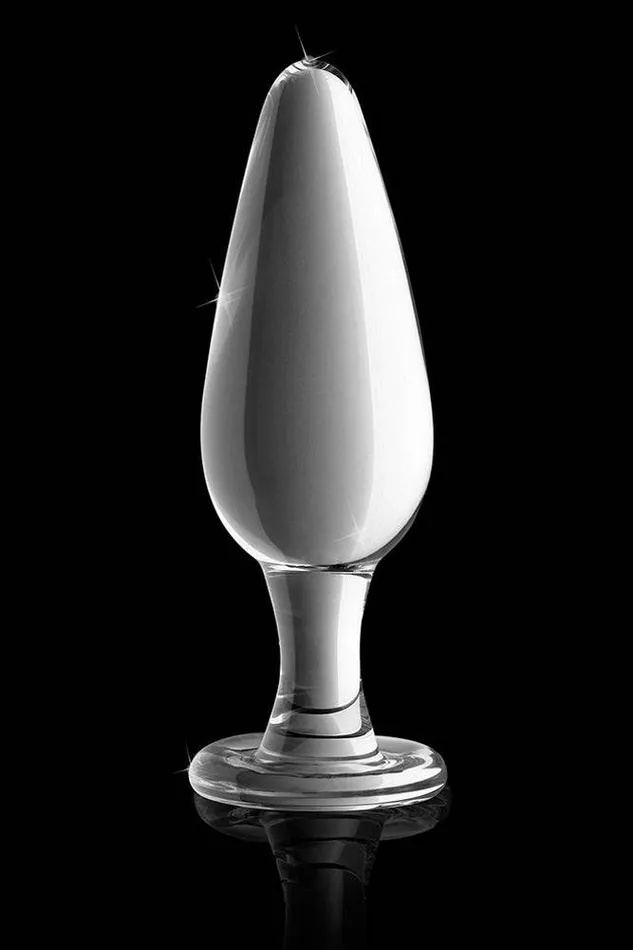 Pipedream Icicles No 26 Tapered Glass Butt Plug Clear Pipedream Anal