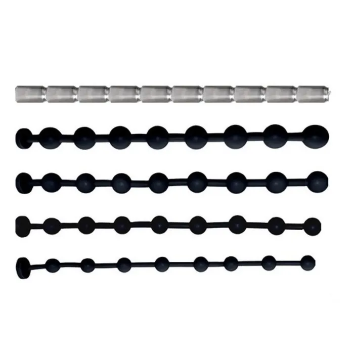Platinum Liquid Silicone Stretcher Colon Balls 75mm Black Platinum Silicone Series Dildos Platinum Liquid Silicone Stretcher Colon Balls 75mm Black Platinum Silicone Series Dildos