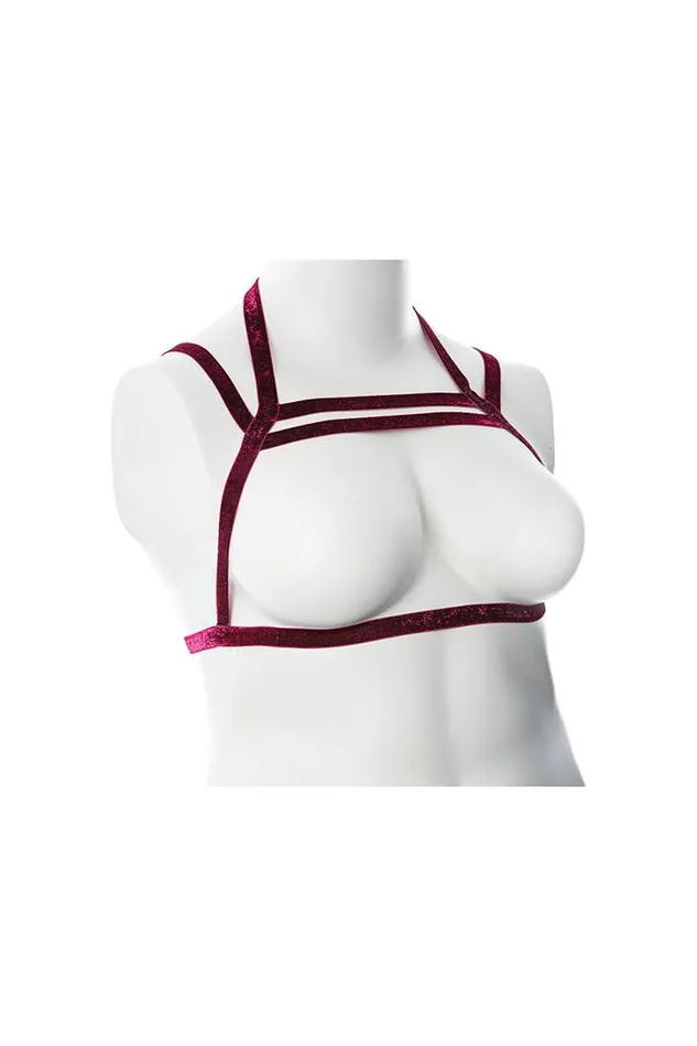 Shibari Vibrators Shibari Gender Fluid Majesty Harness Top Red