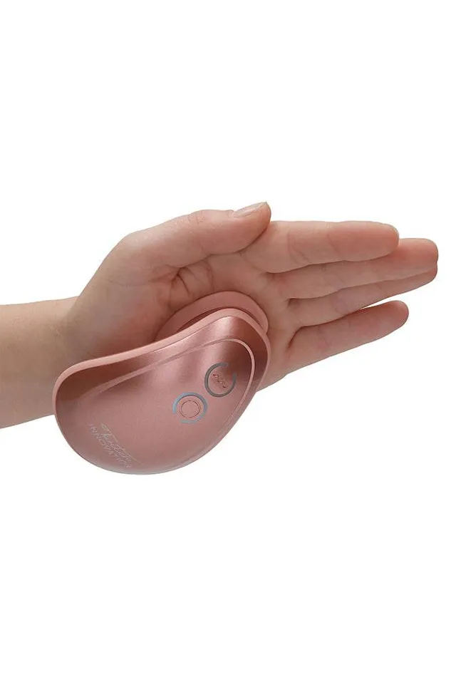 Vibrators Shots Toys Shots Toys Innovation Twitch Hands Suction Vibration Clitoral Toy Rose Gold